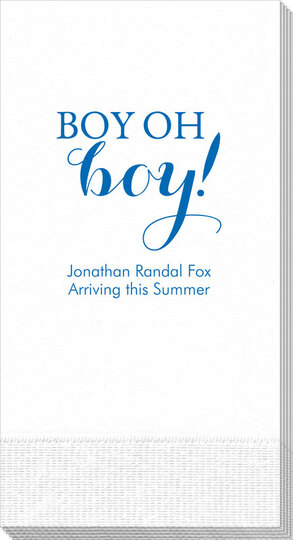 Boy Oh Boy Guest Towels